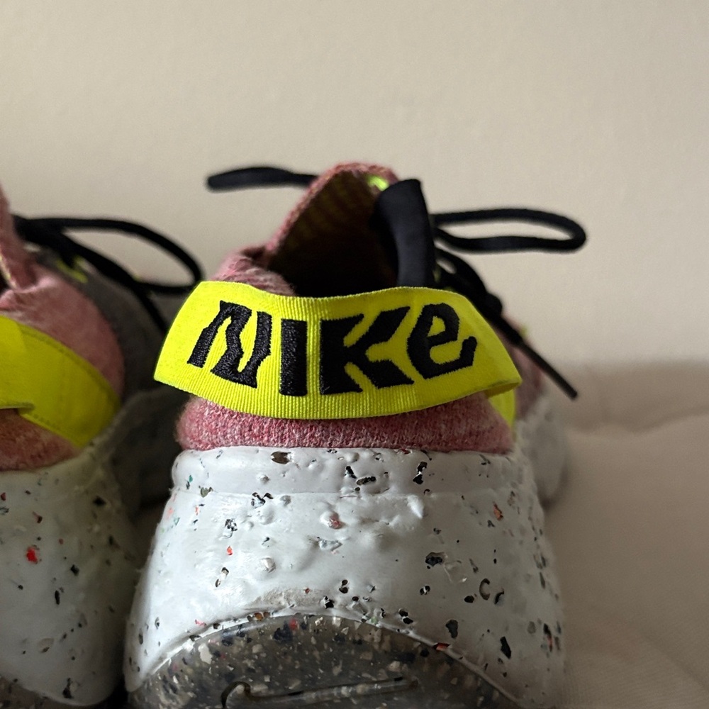 Nike Women's Sneakers in Pink and Yellow - Picture 2 of 7